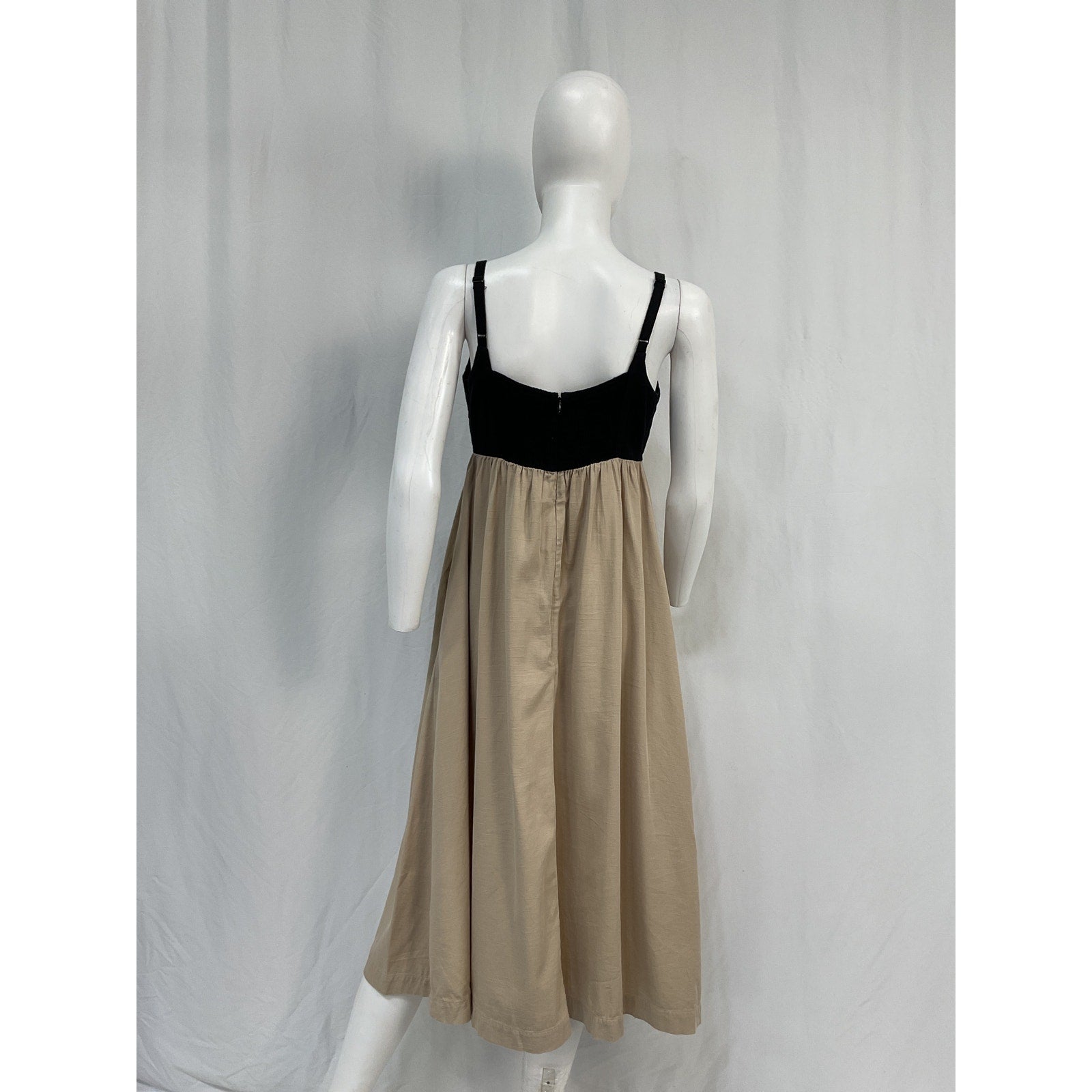 Hatch 'The Mona' Black Cotton Dress Size 1 / S