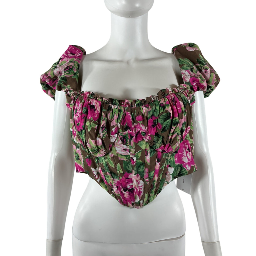 Lpa 'Claudette' Pink Rayon Top Size L