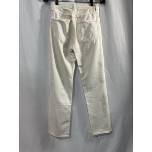 Agolde 'Lana' Blue Cotton Straight Denim Jean Size 23