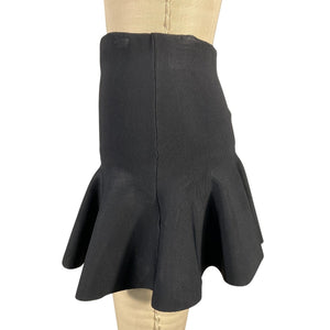 A.L.C. Flounce Black Eliza Skirt Size S