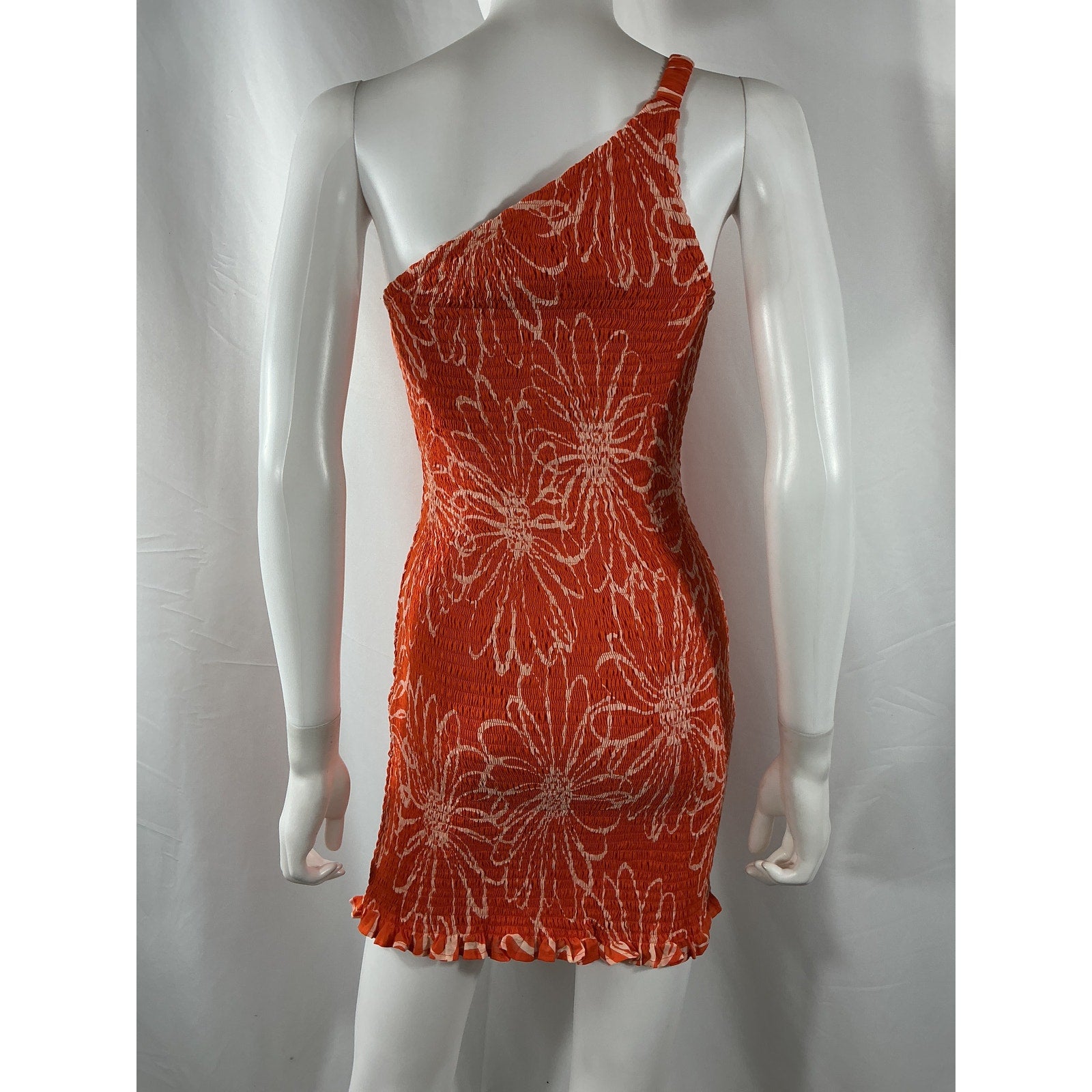 Faithfull The Brand 'Terre' Orange Cotton Mer Mini Dress Size S
