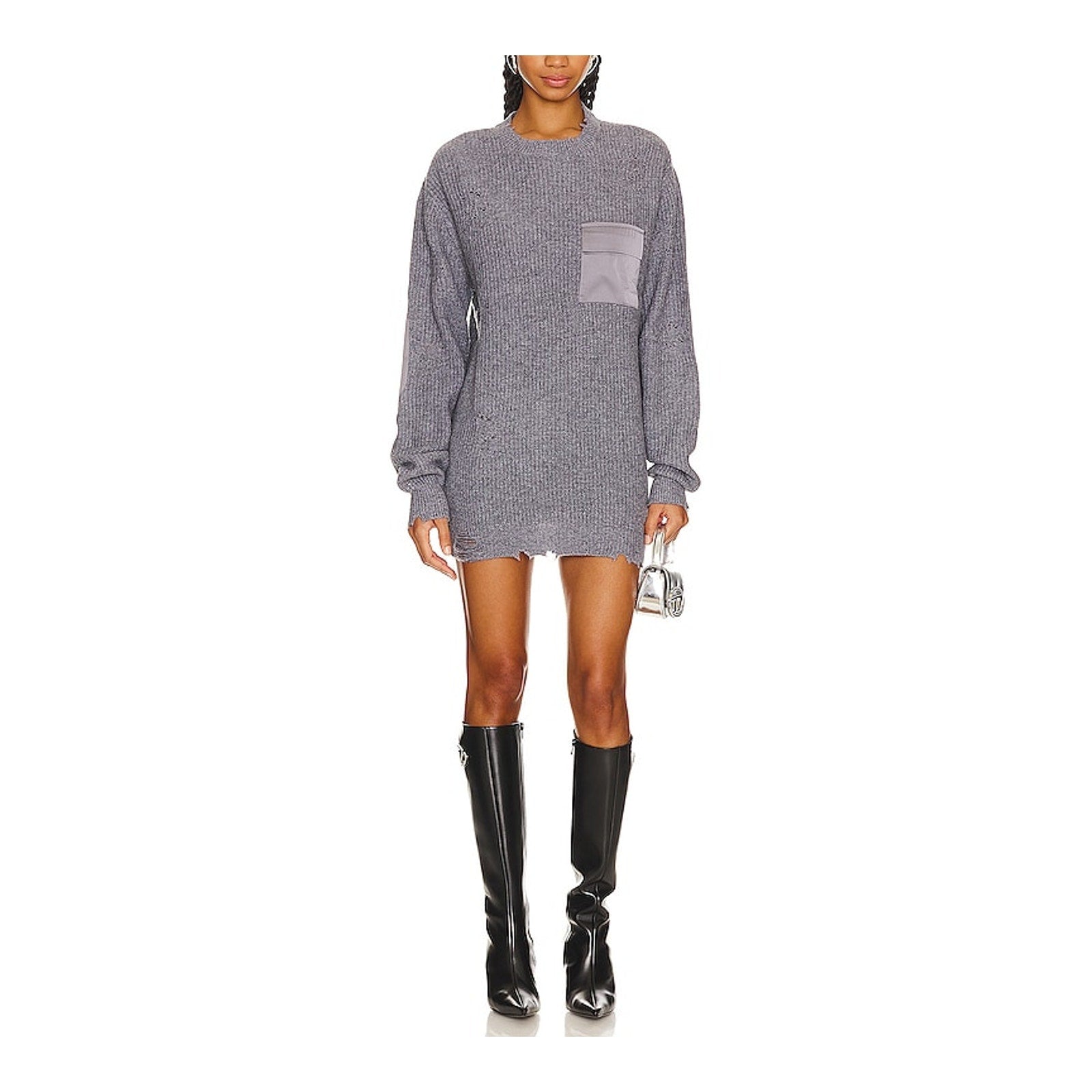 Ser.O.Ya Grey Wool Devin Sweater Size XS