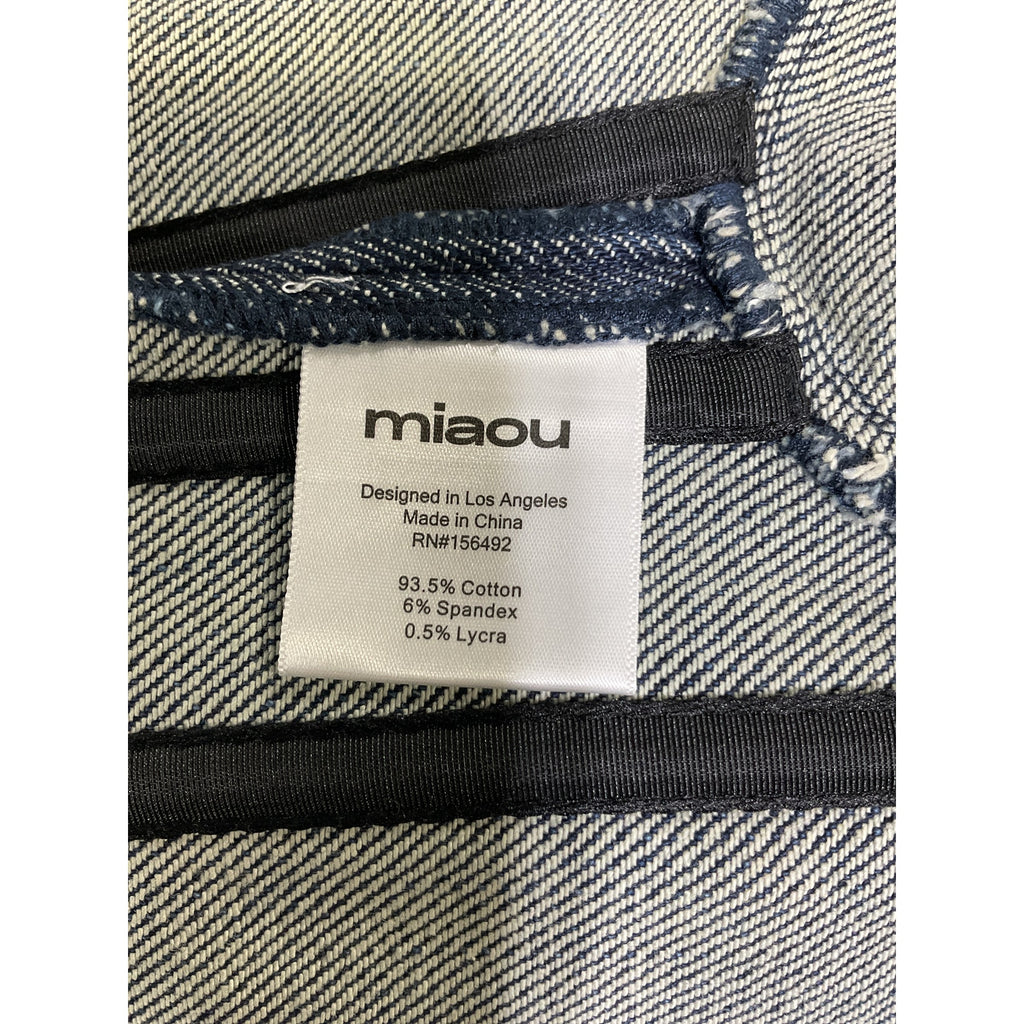 Miaou 'Libra' Blue Denim Corset Size XS - NWT
