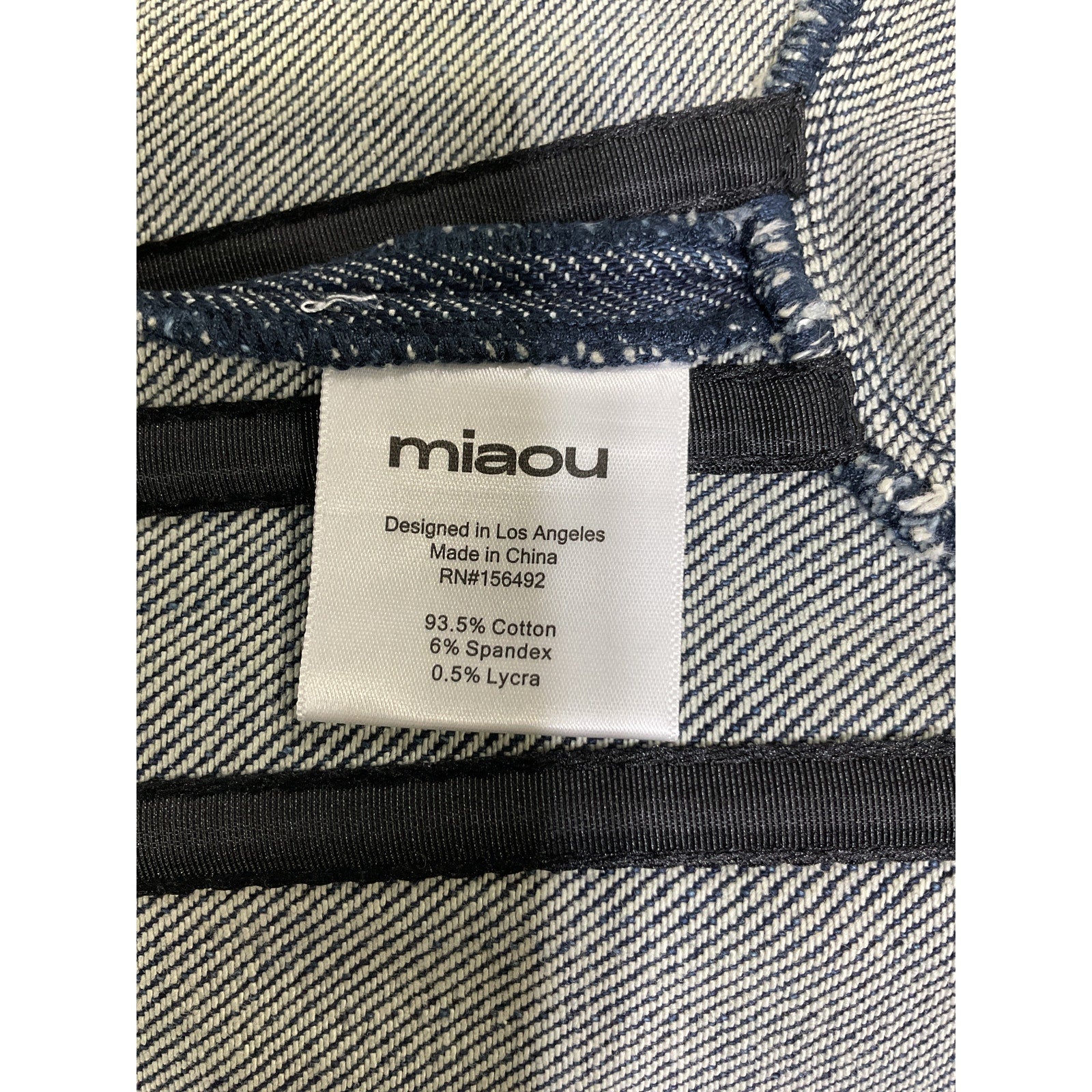 Miaou 'Libra' Blue Denim Corset Size XS - NWT