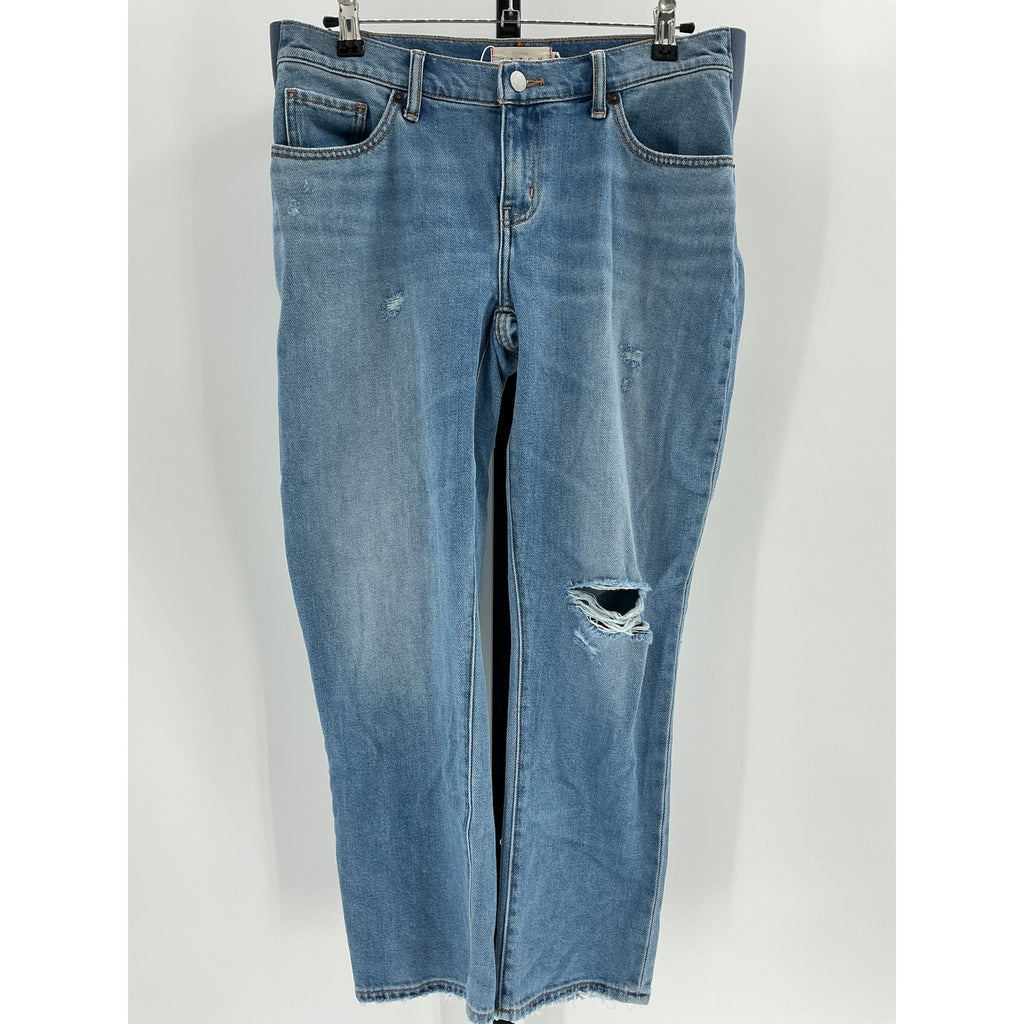 Hatch 'The Boyfriend' Blue Cotton Maternity Denim Jean Size 26