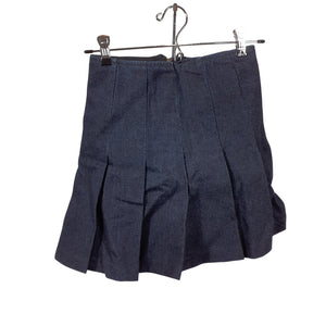 Reformation Pleated Rinse Billie Mini Size 23 Skirt NWT