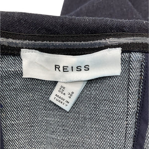 Reiss Sleek Navy Bandeau One Piece Jumpsuit Size EU 36 / US 4