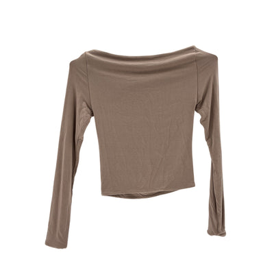 Ser.O.Ya Chic Tan Artemis Long Sleeve Size S Top
