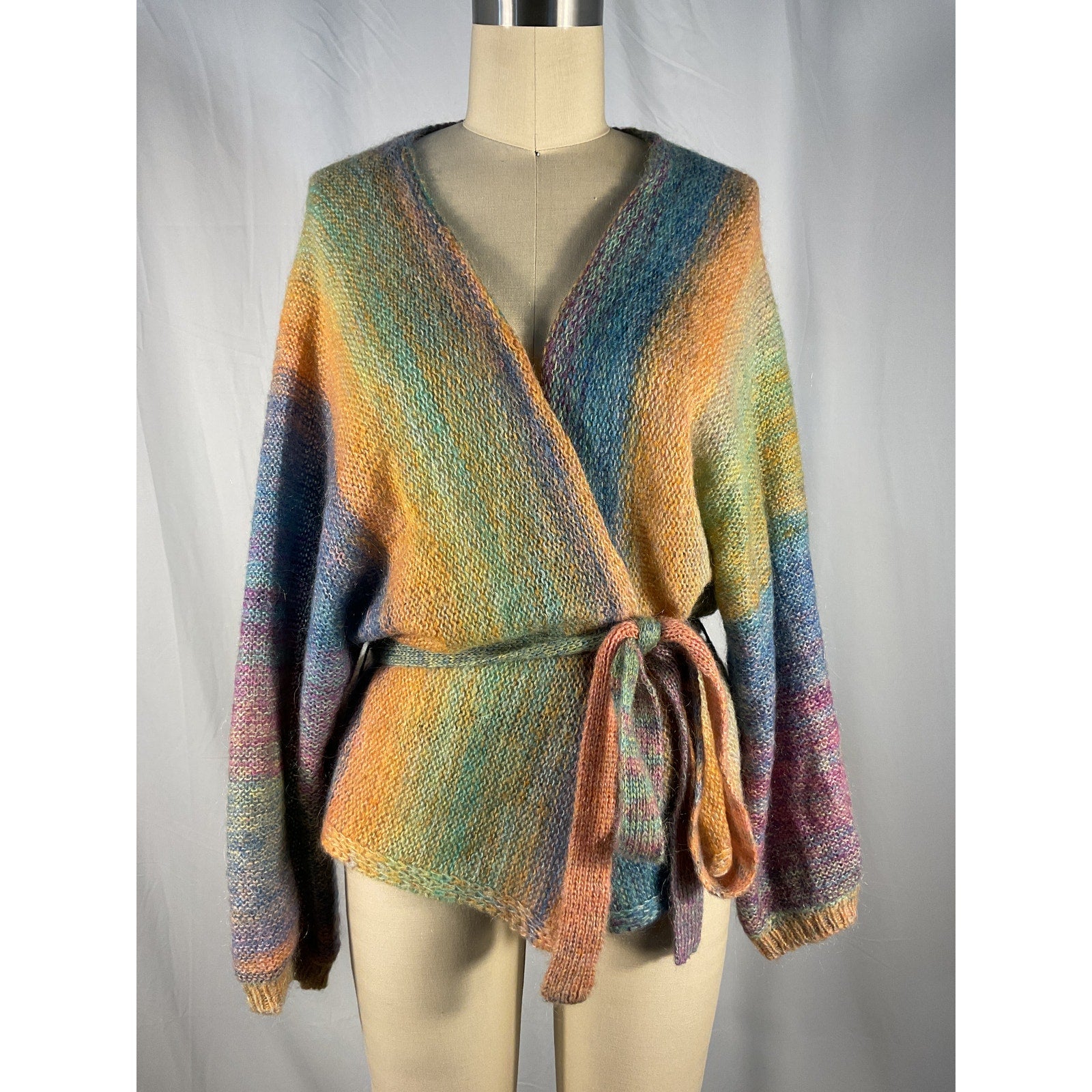 Mes Demoiselles 'Revival' Pink Knit Kimono Size 0