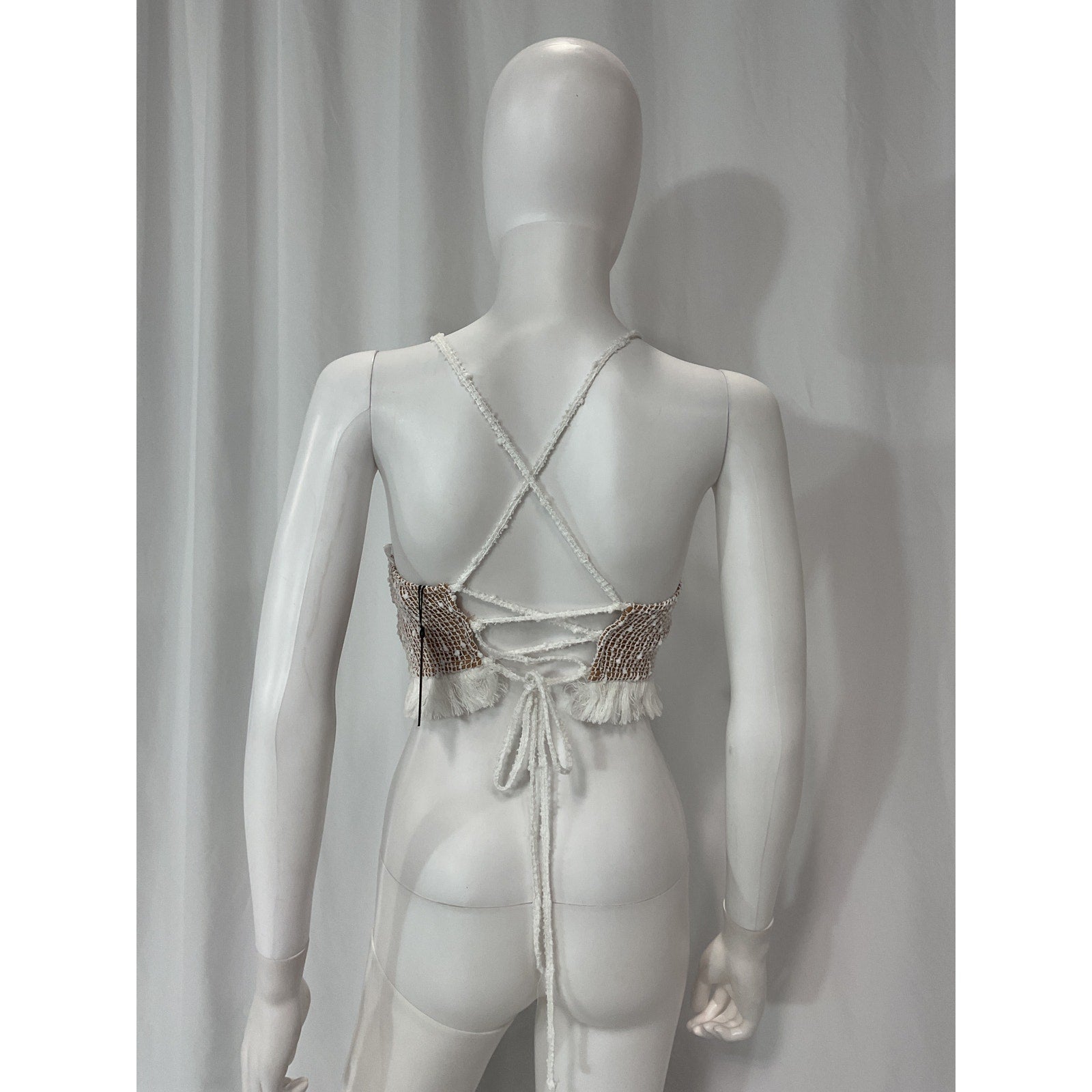 Michael Costello x Revolve 'Noomi' White Top Size S - NWT