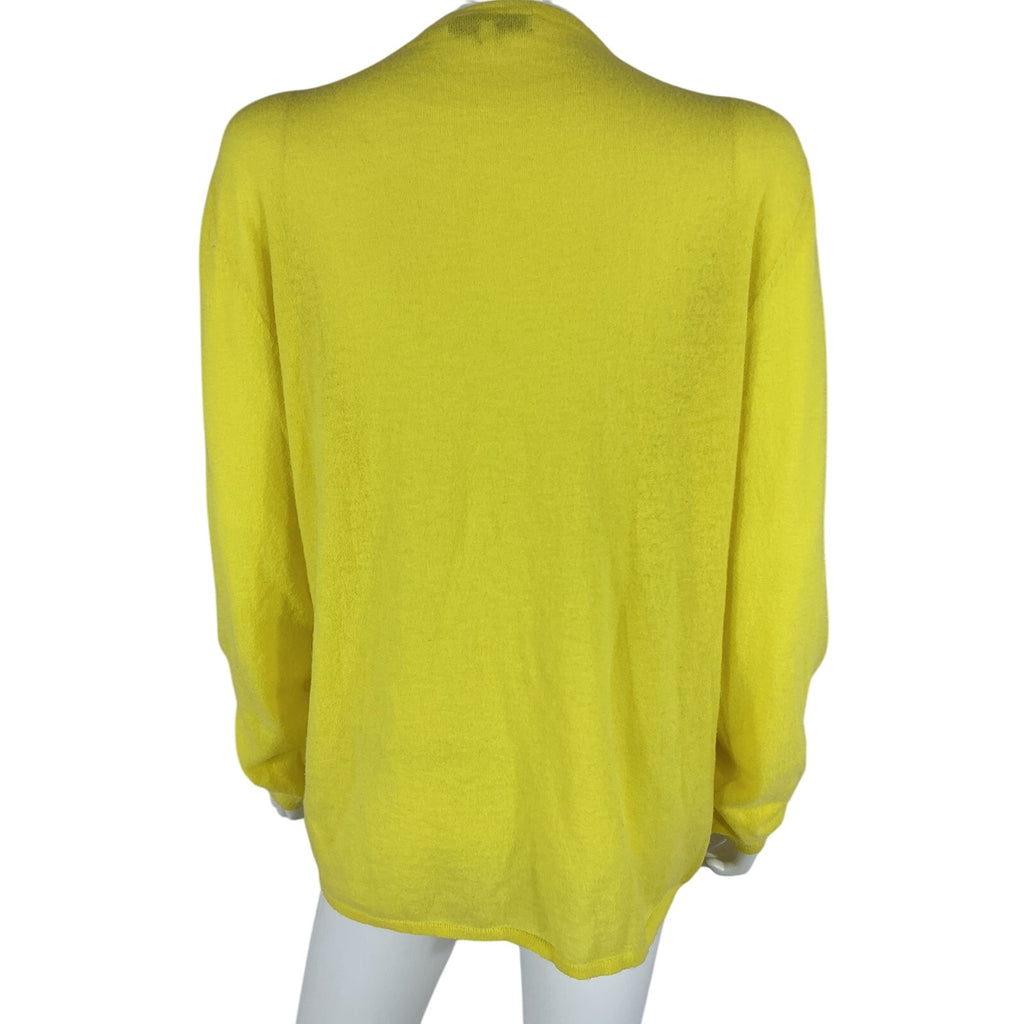 Tibi Yellow Wool-Blend Sweater Size L