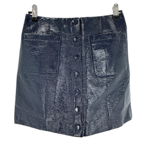 Sézane Textured Blue Nehir Skirt Size 34