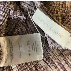 Simkhai Cutout Purple Colleen Dress Size S