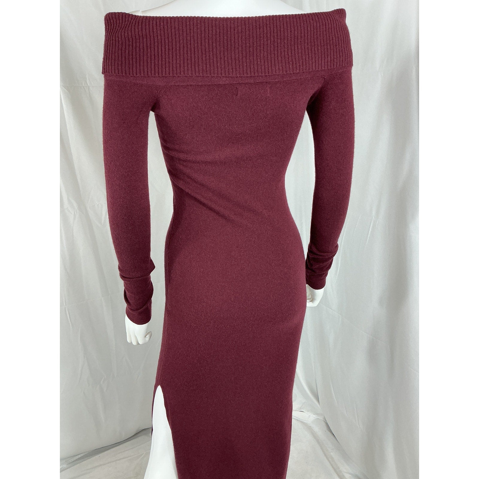 Naadam 'Signature' Pink Cashmere Cashmere Off The Shoulder Dress Size XXS - NWT