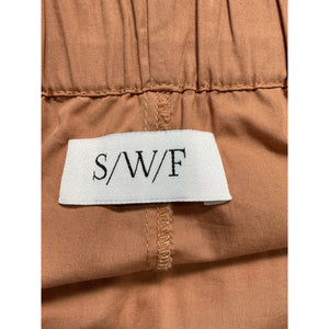 Swf 'Trouser' Tan Cotton Poplin Pants Size M