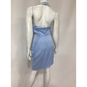 Elliatt 'Camo' Blue Asymmetrical Dress Size S