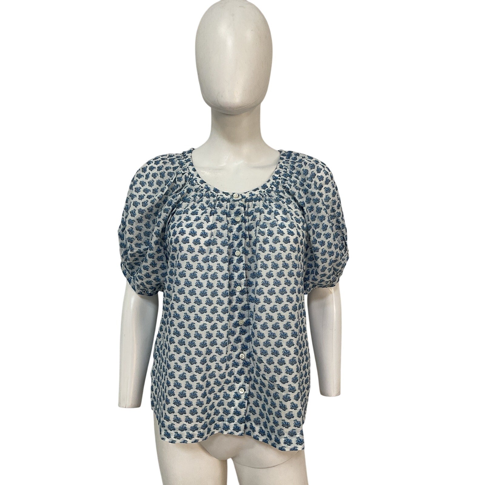 D�en 'June' Blue Top Size XS