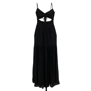 Lspace Chic Black Zuri Maxi Dress Size XS
