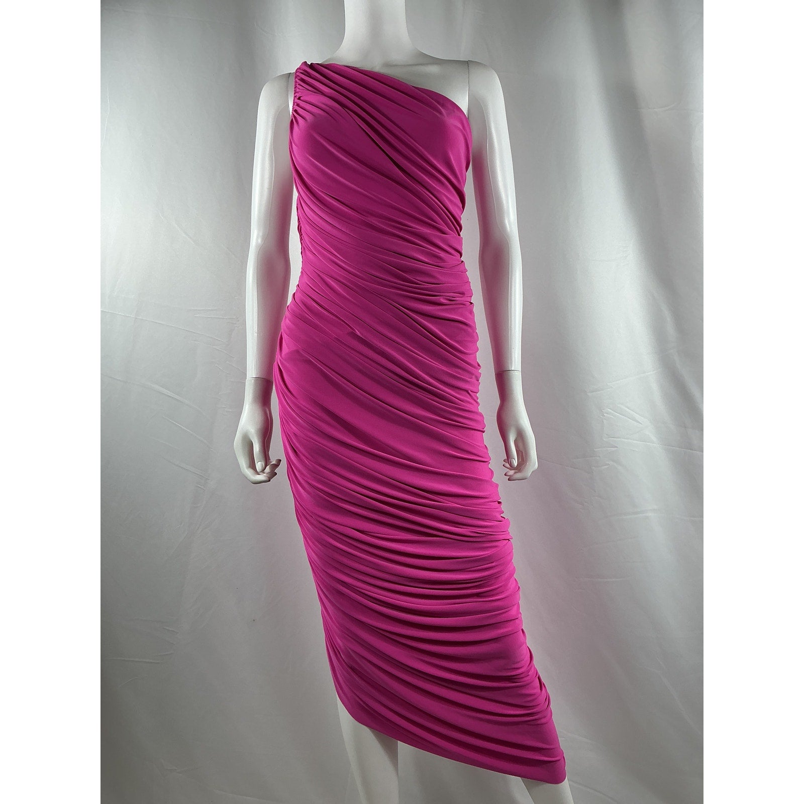 Norma Kamali X Revolve 'Diana' Pink Poly Gown Size L