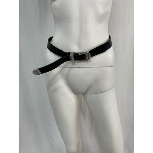 Iro 'Andily' Black Leather Belt Size 80