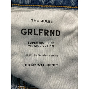 Grlfrnd High Rise Dume Cove Jules Shorts Size 25