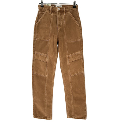 Agolde Organic Brown Cooper Cargo Size 23 Denim Jeans