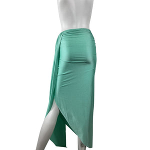 Baobab 'Jasmin' Green Polyester Pareo Skirt Size S