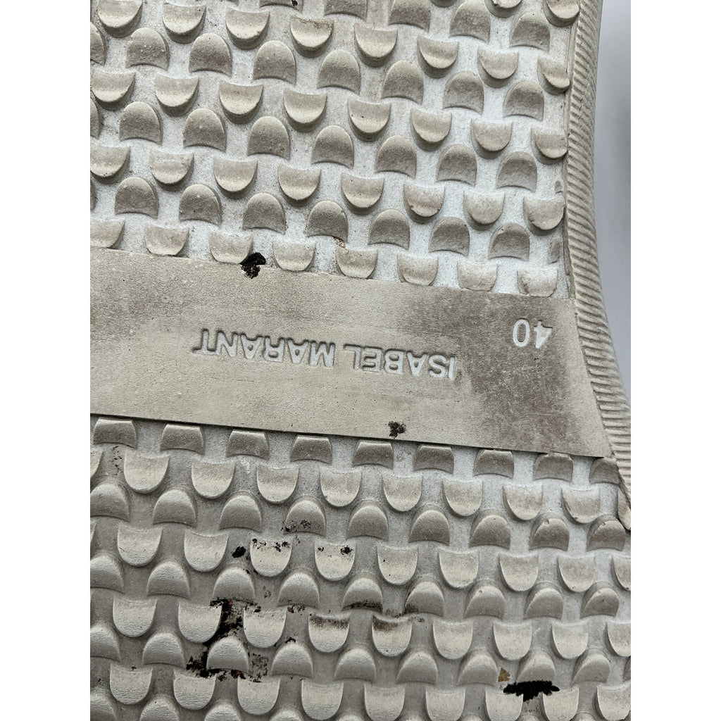 Isabel Marant 'Bryce' White Leather Sneakers Size 10