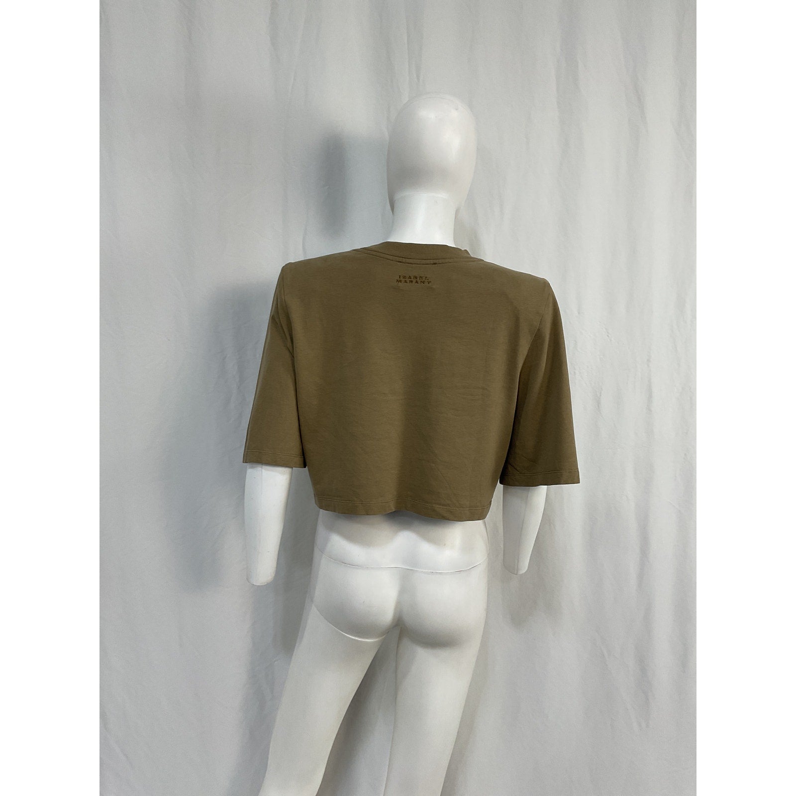 Isabel Marant 'Zaely' Brown Cotton Tee Size XS