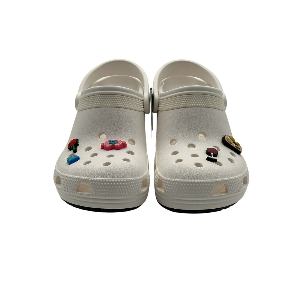 Balenciaga 'Crocs' White Rubber Madame Mules Size 7