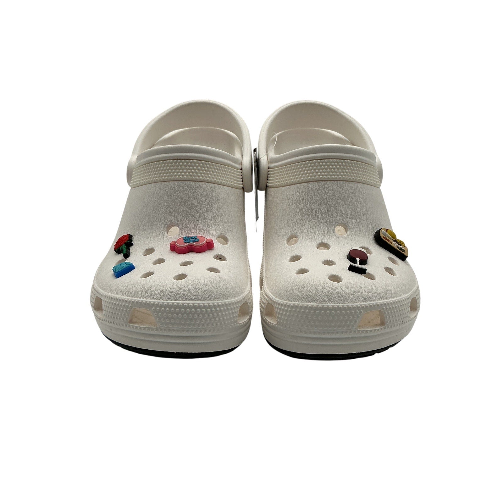 Balenciaga 'Crocs' White Rubber Madame Mules Size 7