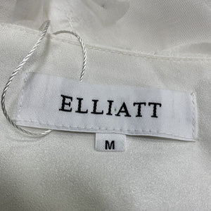 Elliatt Ruffled White Marcia Gown Size M