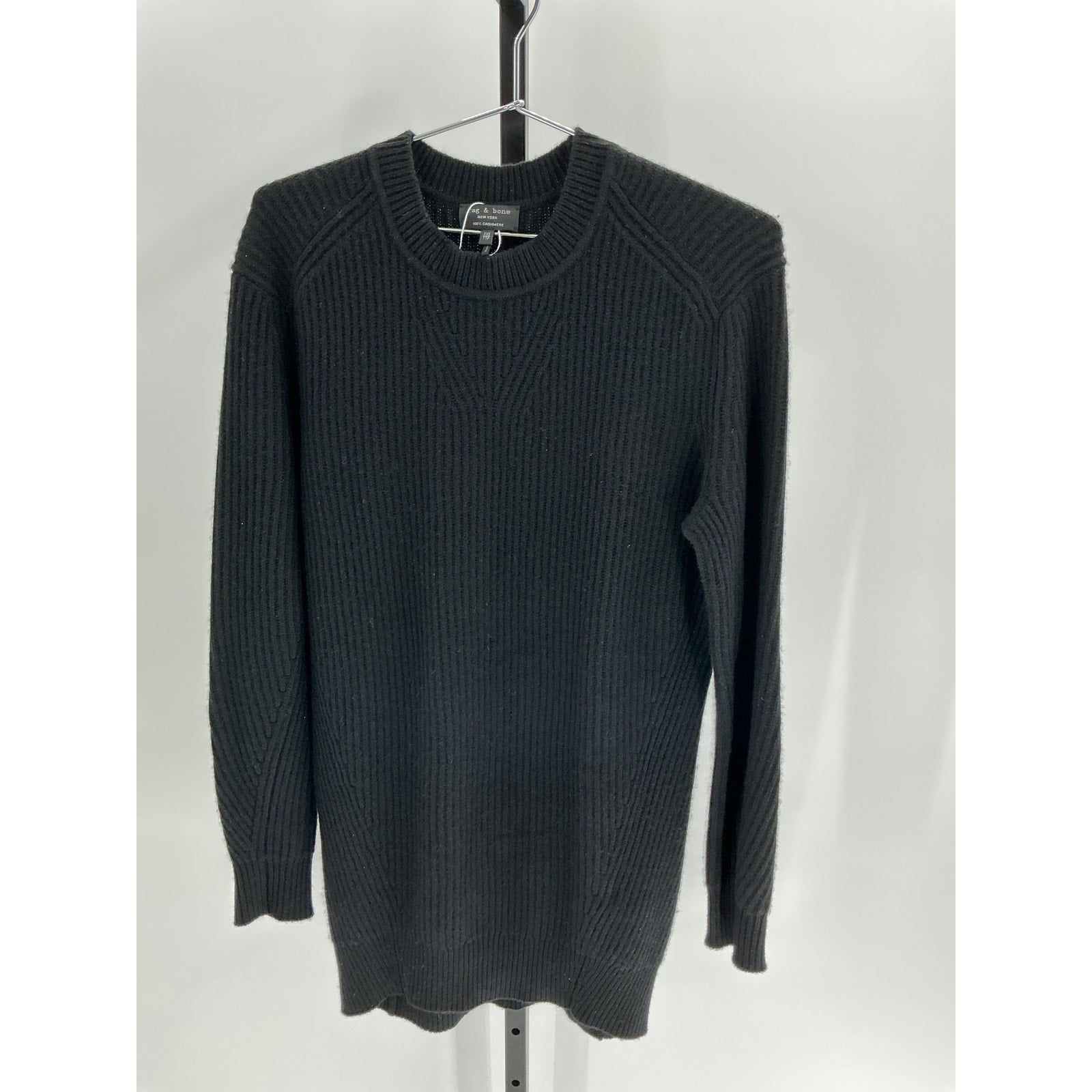 Rag & Bone 'Pierce' Black Cashmere Mini Dress Size XXS