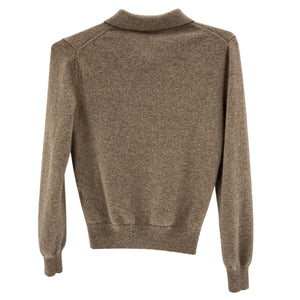 Renggli Cashmere Tan Polo Sweater Size XS