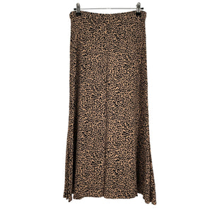 Reformation Leopard Print Brown Bea Skirt Size M