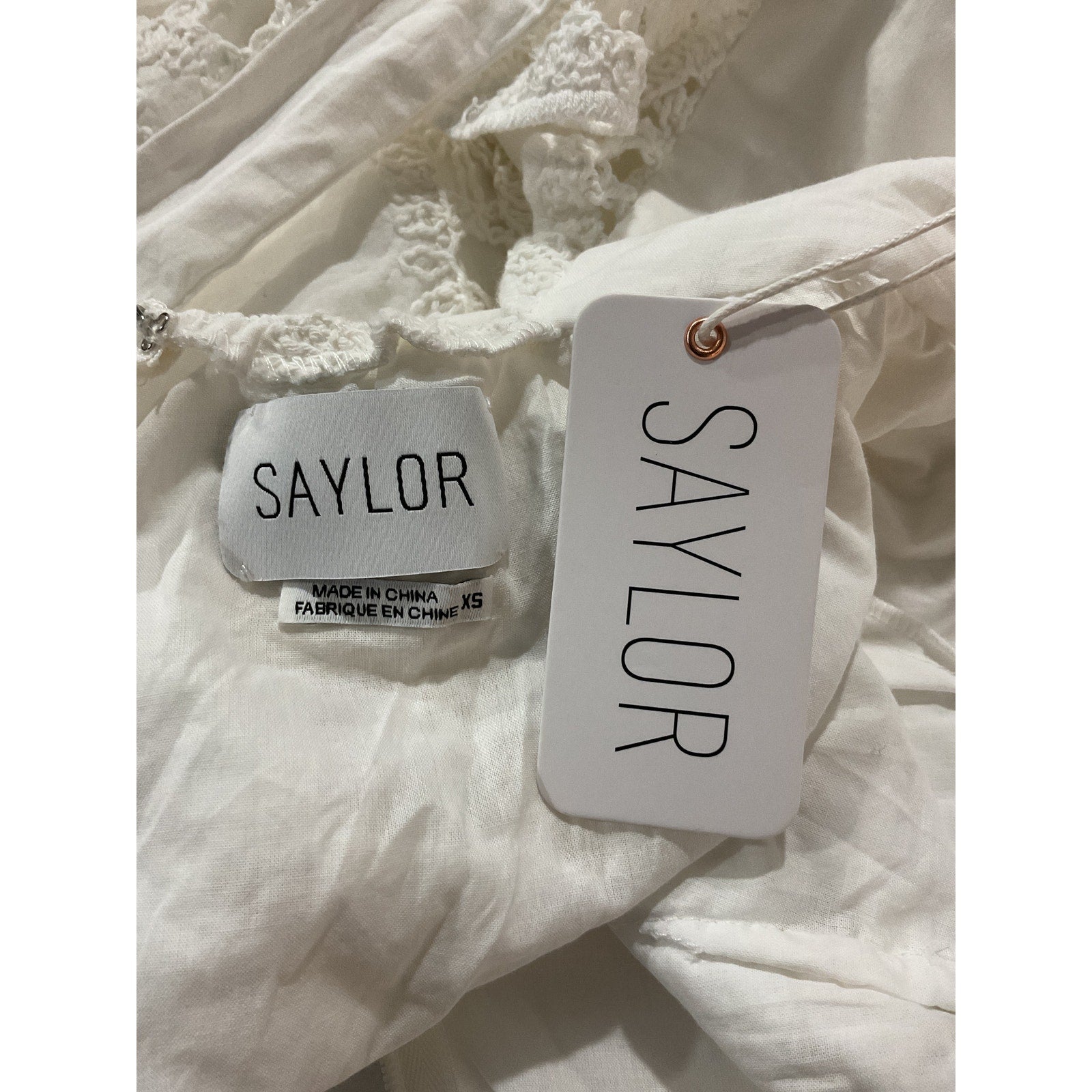 Saylor 'Manet' White Romper / Jumpsuit Size XS - NWT