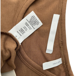 Helmut Lang Cropped Cigar Logo Hem Tank Top Size S