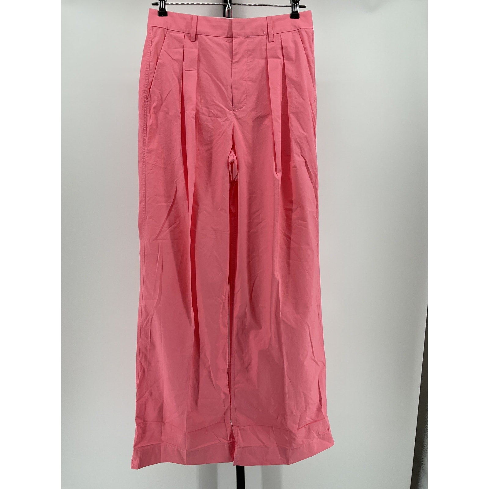 L'Academie 'Dallion' Pink Cotton Poplin Pants Size S