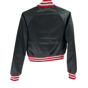 Jordan Classic Black Varsity Bomber Jacket Size XS