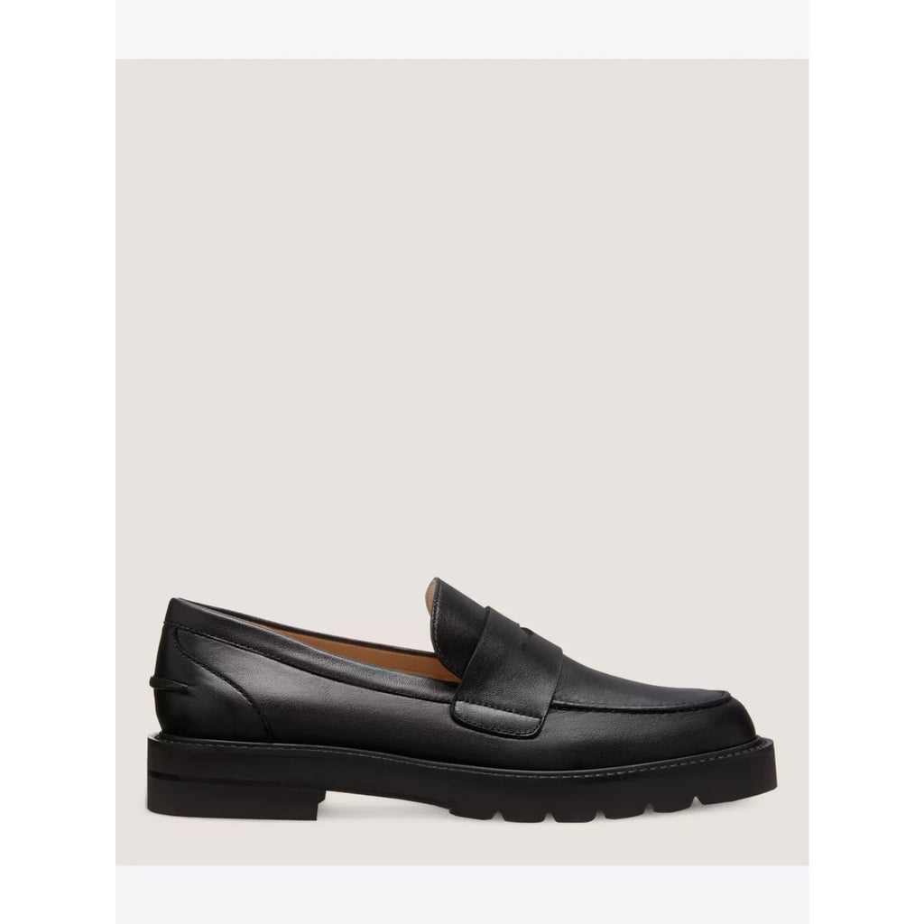 Stuart Weitzman 'Parker' Black Lift Loafer Size 9.5