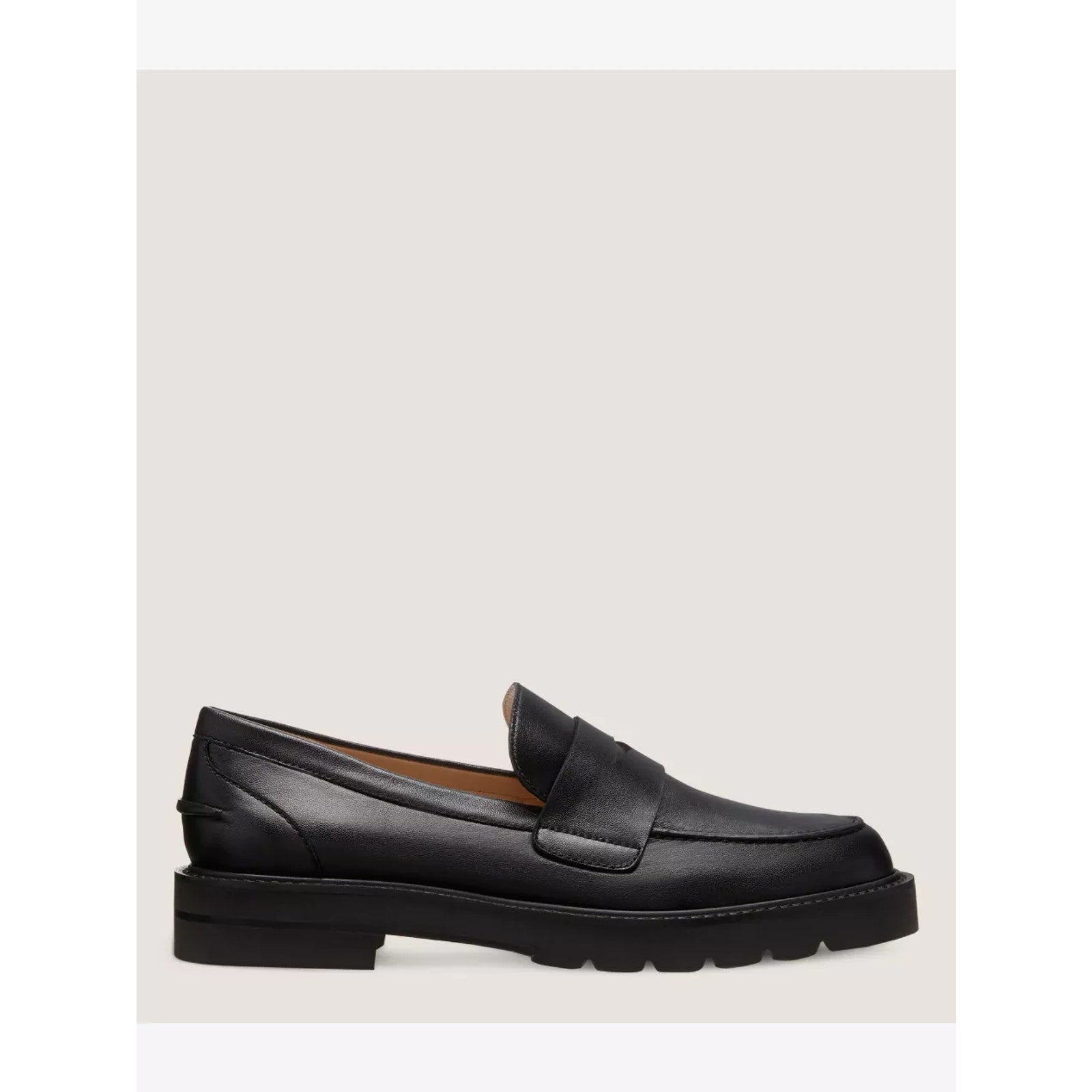 Stuart Weitzman 'Parker' Black Lift Loafer Size 9.5