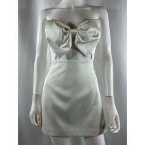 Sau Lee 'Ella' White Polyester Dress Size 00