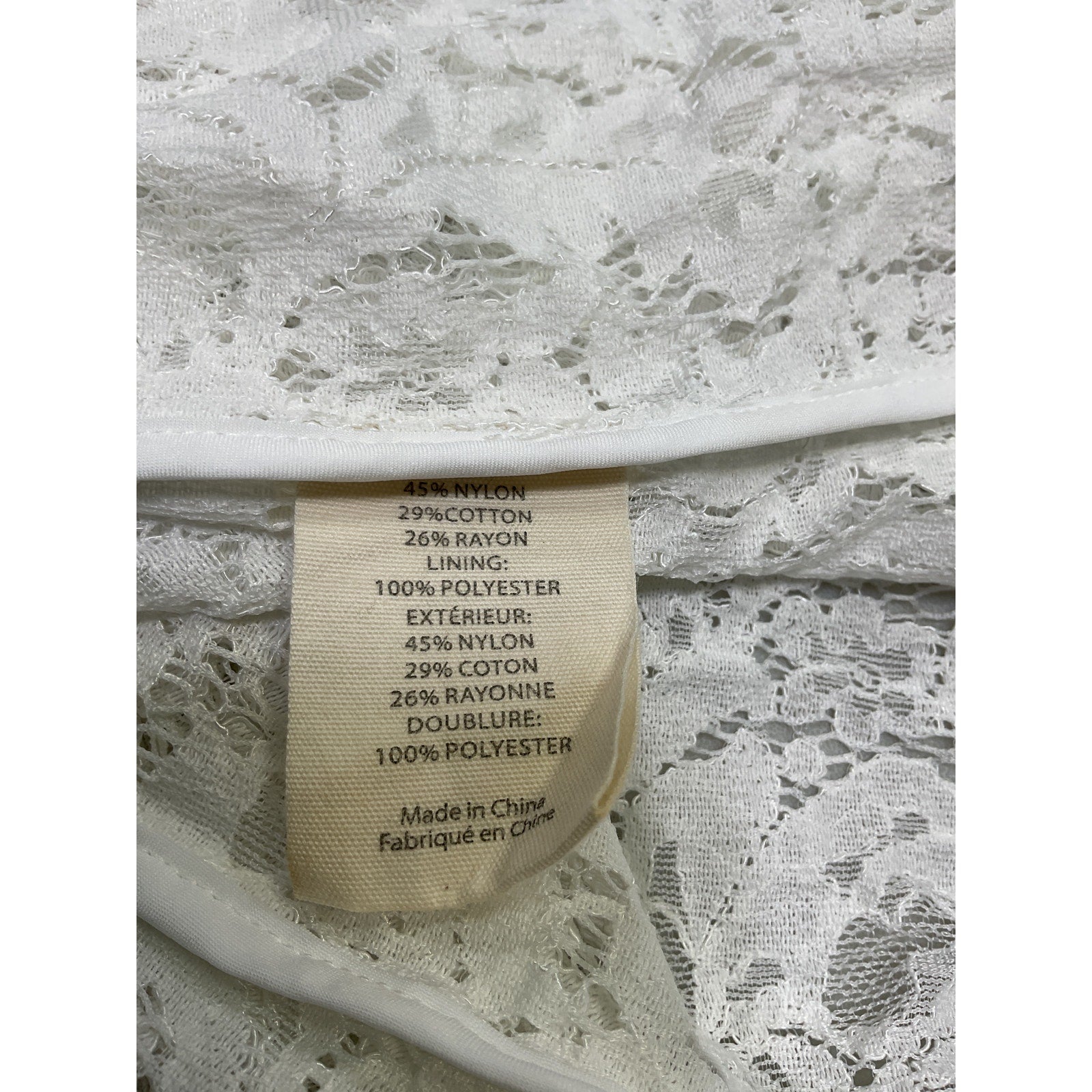 L'Agence 'Clementine' White Nylon Blazer Size 2