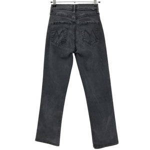 Mother High Rise Black Rider Ankle Denim Jeans Size 23