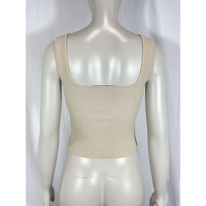 Reformation Ribbed Coyote Julia Tank Top Size XS