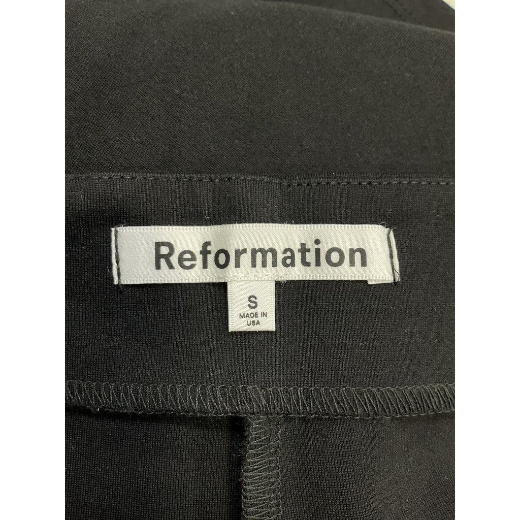 Reformation 'Serafina' Black Knit Two Piece Size S