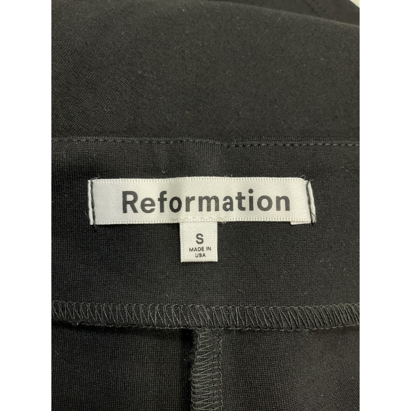 Reformation 'Serafina' Black Knit Two Piece Size S