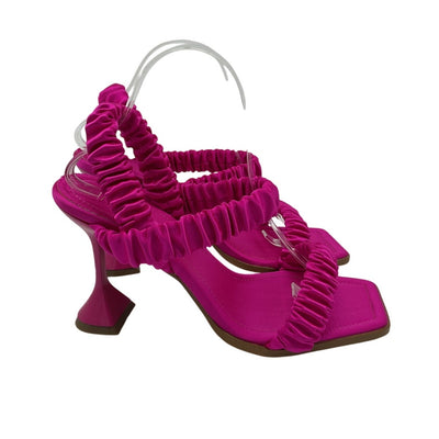 Raye Ruched Fuchsia Kia Sandals Size 10