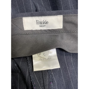 The Frankie Shop 'Tansy' Blue Polyester Pleated Trousers Size L
