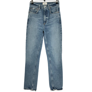 Agolde Classic Blue High Rise Stovepipe Denim Jeans Size 26